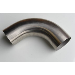 Stainless steel hygienic plain end 90 deg bend 316 